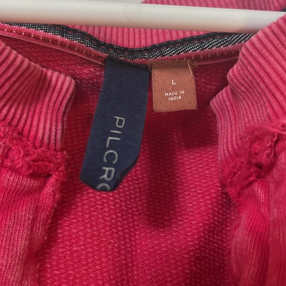 Pilcro by Anthropolgie sweatshirt pretty pink color - Picture 2 of 5